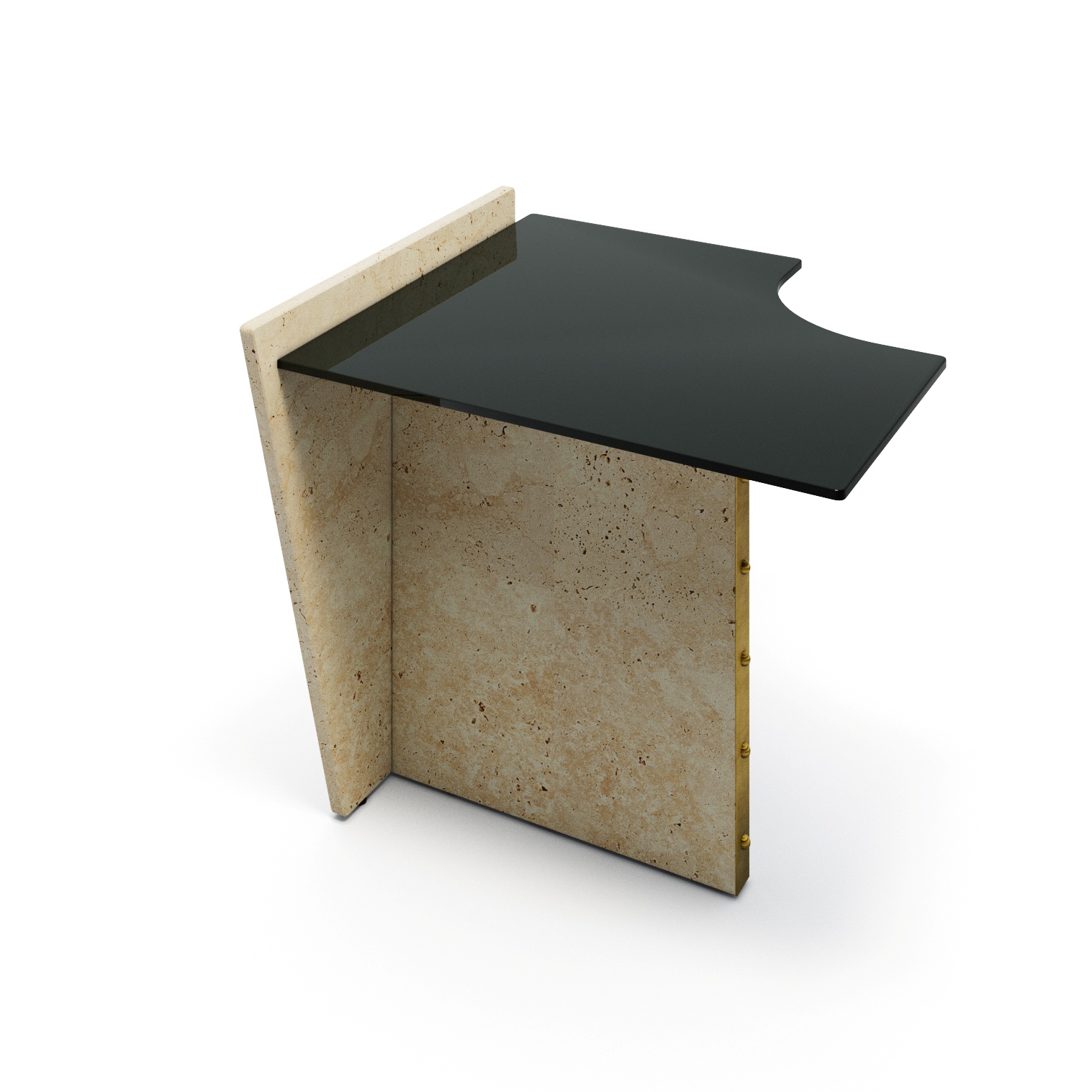 Shield - Tavolino basso sagomato
